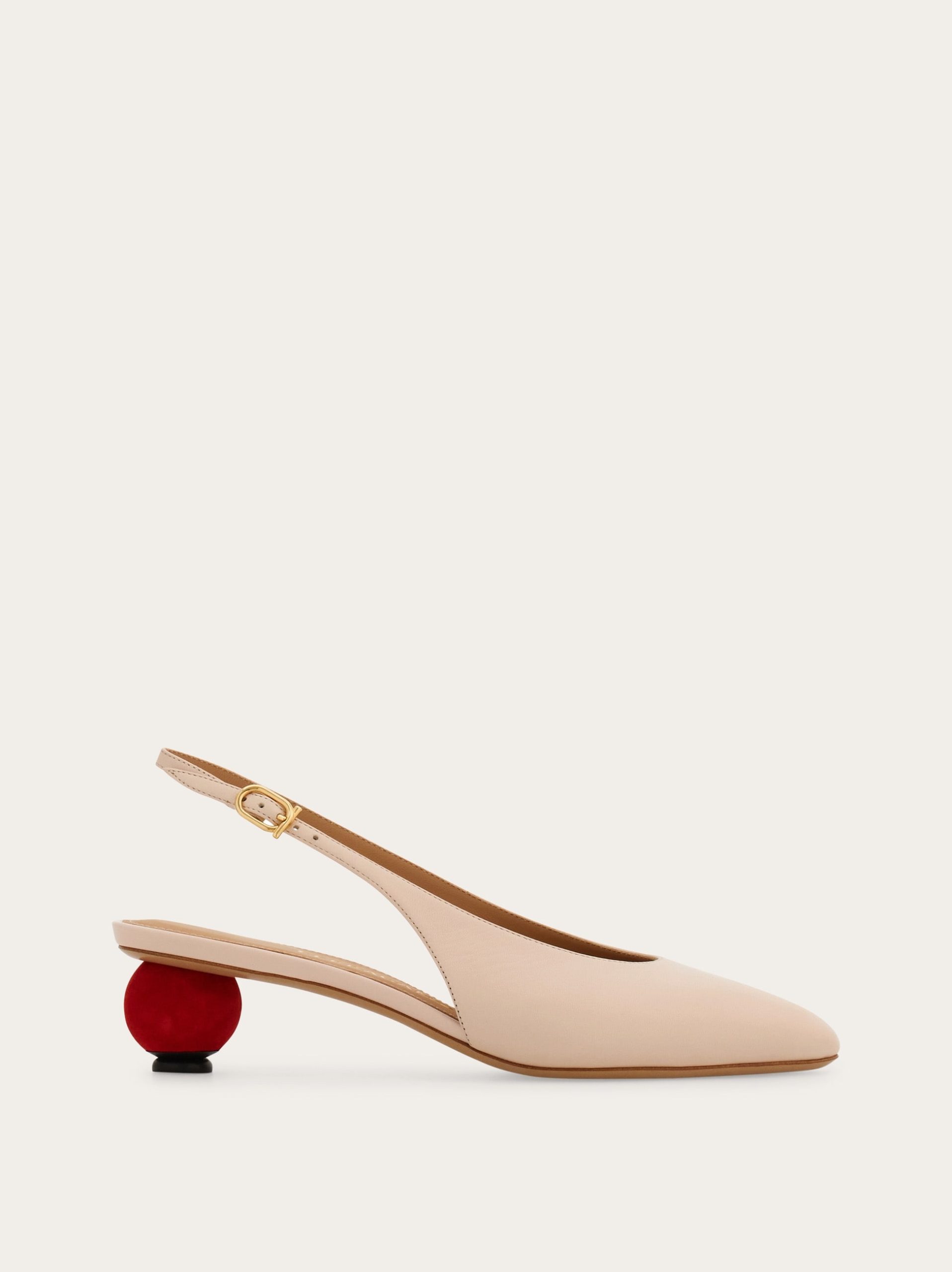 Ferragamo Spherical heel slingback pump - Image 1